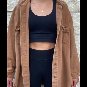 light brown jacket